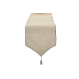 Runner da Tavolo DKD Home Decor Beige Poliestere (35 x 135 x 1 cm)