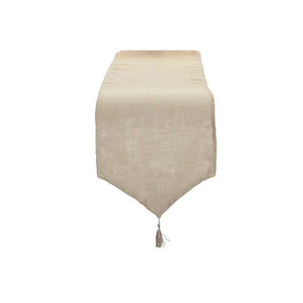 DKD Home Decor Beige Polyester Table Runner (35 x 135 x 1 cm)