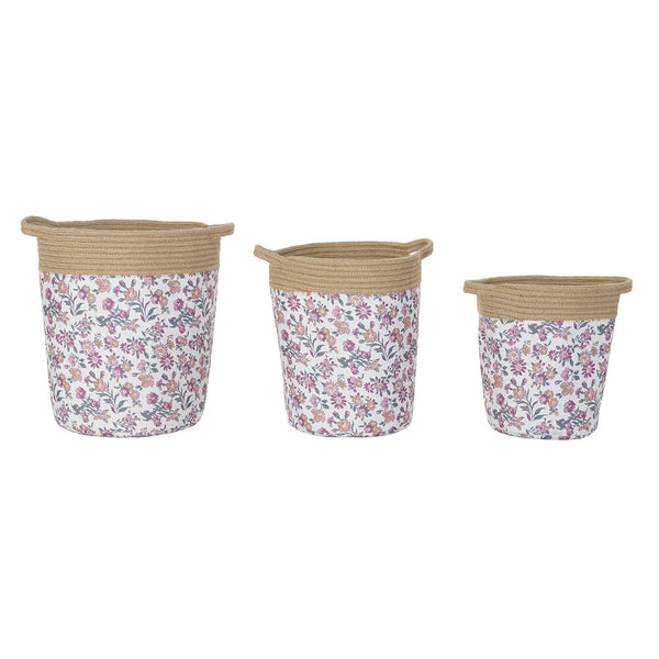 Korb-Set DKD Home Decor Polyester (3 pcs)