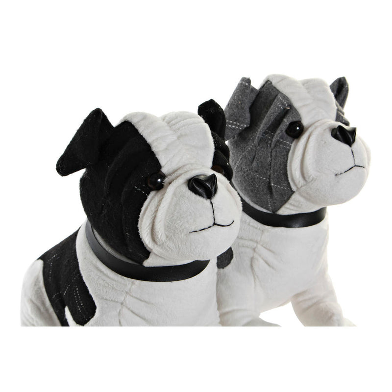 DKD Home Decor Polyester Hund (2 PCs)