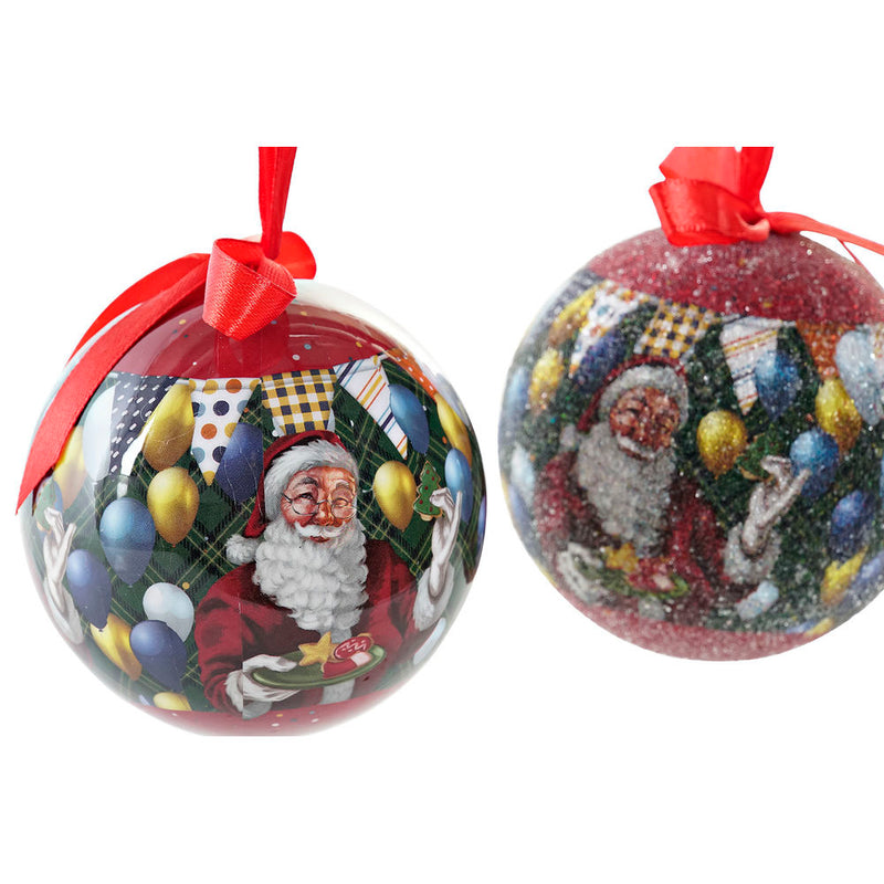 Boules de Noël DKD Home Decor Santa Claus PVC (7 pcs) (7,5 x 7,5 x 12 cm)