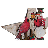 Weihnachtsdekoration DKD Home Decor Holzseil (2 Stcs) (35,2 x 1,5 x 33 cm)