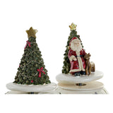 Weihnachtsdekoration DKD Home Decor Resin (2 PCs) (10,5 x 10,5 x 15,5 cm)