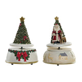 Weihnachtsdekoration DKD Home Decor Resin (2 PCs) (10,5 x 10,5 x 15,5 cm)