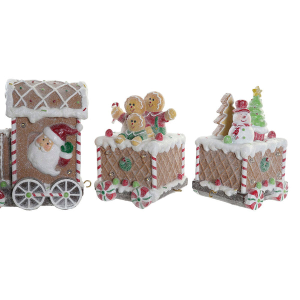 Decorazione Natalizia DKD Home Decor Resina Treno (41 x 12 x 15 cm)