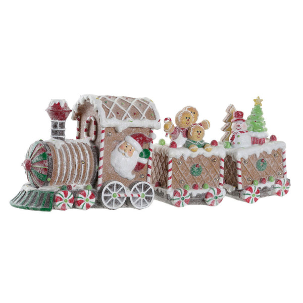 Decorazione Natalizia DKD Home Decor Resina Treno (41 x 12 x 15 cm)