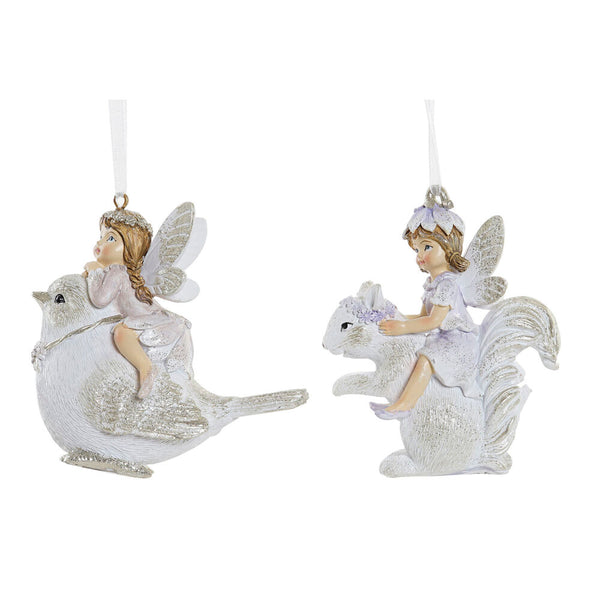 Weihnachtsdekoration DKD Home Decor Resin (2 PCs) (9 x 5 x 9 cm)