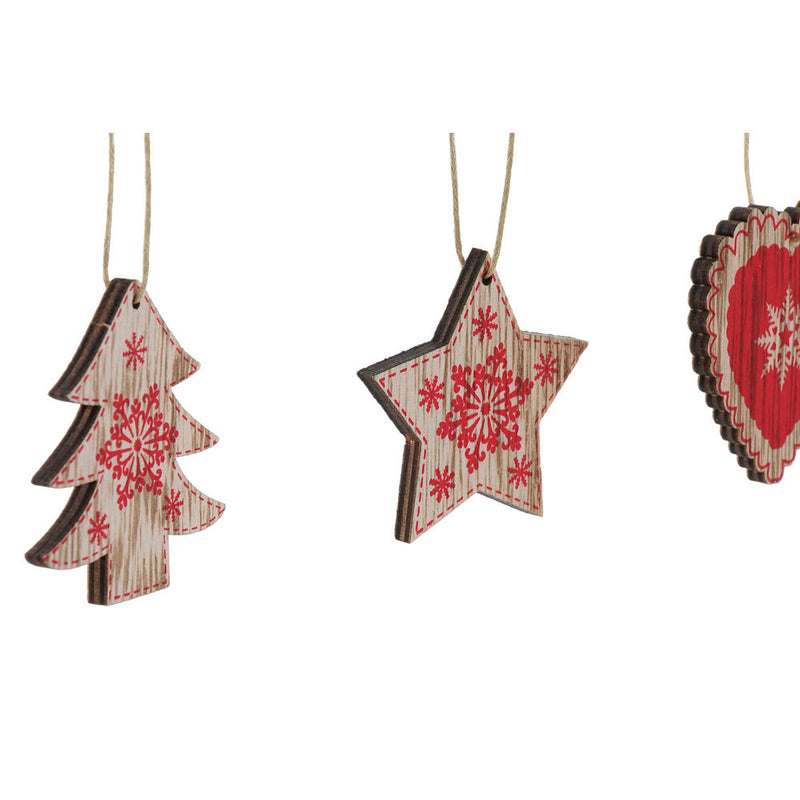 Décoration de Noël DKD Dec Home Decor Wood MDF (2 PCS)