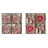 Décoration de Noël DKD Dec Home Decor Wood MDF (2 PCS)