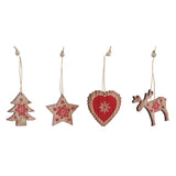 Décoration de Noël DKD Dec Home Decor Wood MDF (2 PCS)