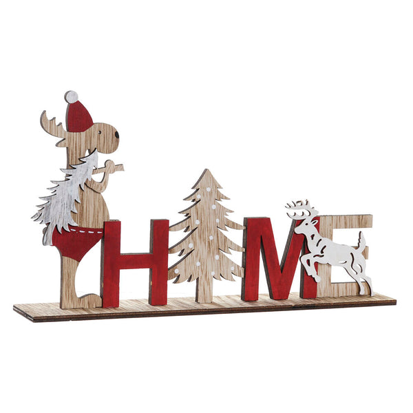 Weihnachtsdekoration DKD Home Decor Holz (30 x 5 x 17 cm)