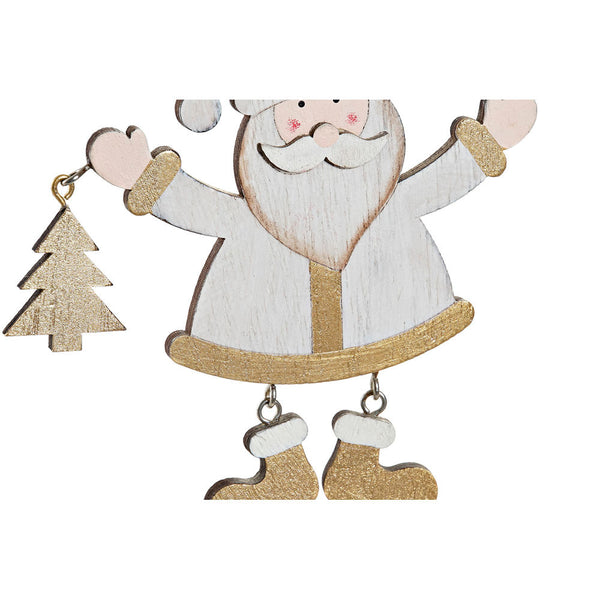 Weihnachtsdekoration DKD Home Decor Holzseil (3 Stcs) (11 x 1 x 13 cm)