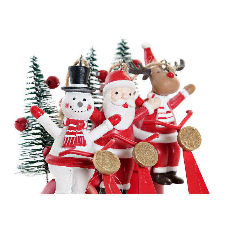 Décoration de Noël DKD DKD Home Metal (11 x 4 x 14 cm) (3 pcs)