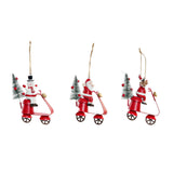 Décoration de Noël DKD DKD Home Metal (11 x 4 x 14 cm) (3 pcs)