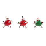 Décoration de Noël DKD Dec Home Metal Reindeer (19 x 14 x 13 cm) (3 pc)