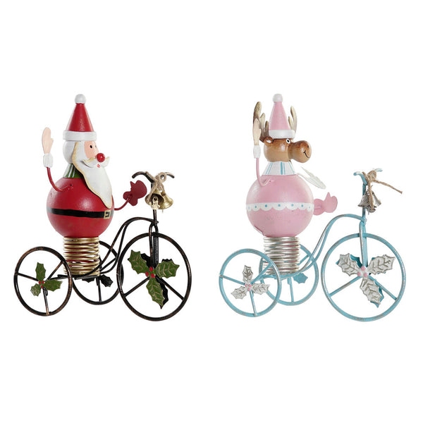 Weihnachtsdekoration DKD Home Decor Metal (2 PCs) (15 x 9 x 19 cm)