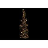 Árbol de Navidad DKD Decoración del hogar Rattan (2 PC) (22 x 22 x 57 cm)