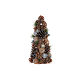 Weihnachtsbaum DKD Home Decor Panas Nevoso PVC (19 x 19 x 38 cm)