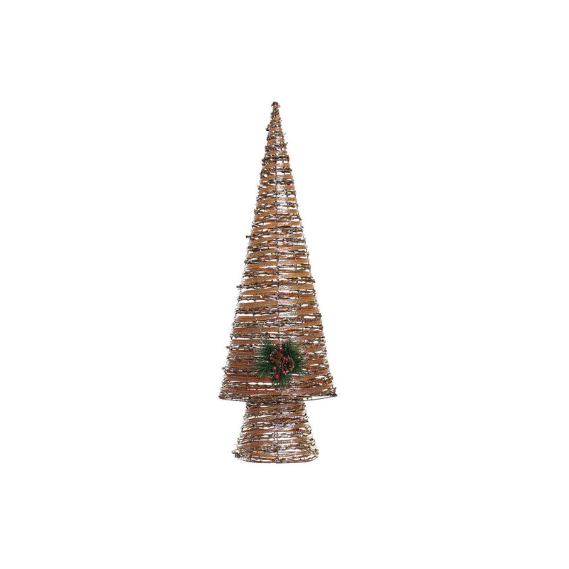 Árbol de Navidad DKD Decoración del hogar Rattan LED (32 x 18 x 100 cm)