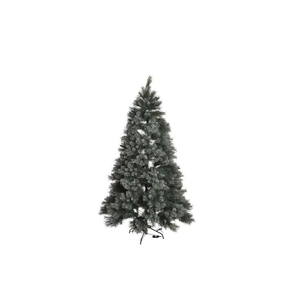 Árbol de Navidad DKD Decoración del hogar PVC LED de Navidad Snowy (100 x 100 x 150 cm)