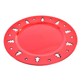 DKD Home Center Red Decor PP (Polypropylène) Noël (33 x 33 x 2 cm)