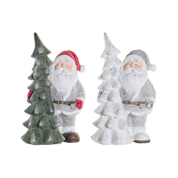 Weihnachtsdekoration DKD Home Decor Resin Santa Claus (2 PCs) (25,5 x 20 x 44,5 cm)