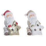 Weihnachtsdekoration DKD Home Decor Resina Santa Claus (2 PCs) (26 x 19 x 31 cm)