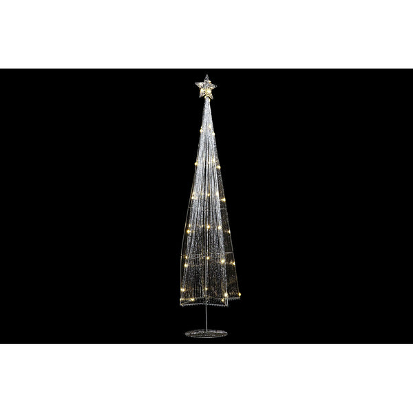 Weihnachtsbaum mit Stella DKD Home Decor LED -Metall (2 PCs) (23 x 20 x 80 cm)