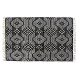 Tappeto DKD Home Decor Bianco Nero Cotone (160 x 230 x 1 cm) - zannishop