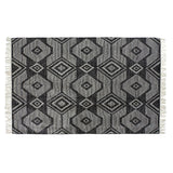 Tappeto DKD Home Decor Bianco Nero Cotone (200 x 290 x 1 cm) - zannishop