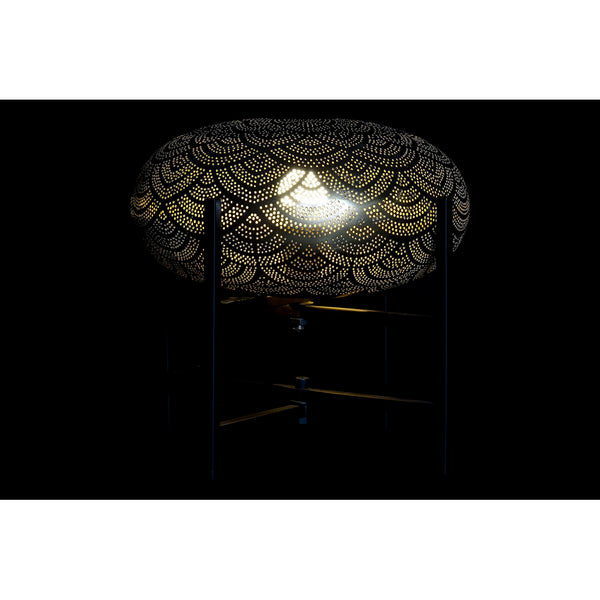 Lampada da tavolo DKD Home Decor Nero Metallo 220 V Dorato 50 W (35 x 35 x 33 cm) - zannishop