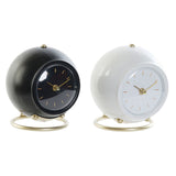 DKD Home Decor Table Watch Black Black Ferro (2 PCs) (16 x 13 x 18 cm)