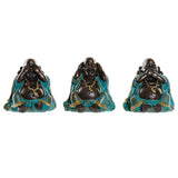 Statua Decorativa DKD Home Decor Resina Buda (3 pcs) (7.5 x 6 x 8 cm) - zannishop