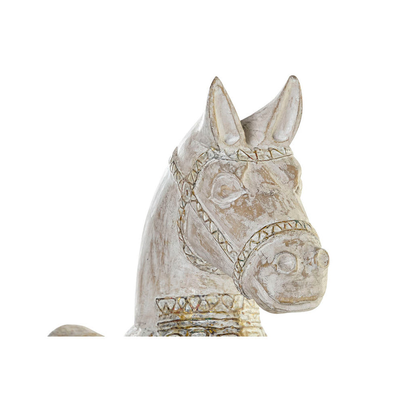 Statua Decorativa DKD Home Decor Cavallo Ferro Finitura invecchiata (42 x 22 x 49 cm) - zannishop