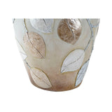 DKD Home Vase décor brun beige bali en terre cuite en terre cuite (25 x 25 x 60 cm)