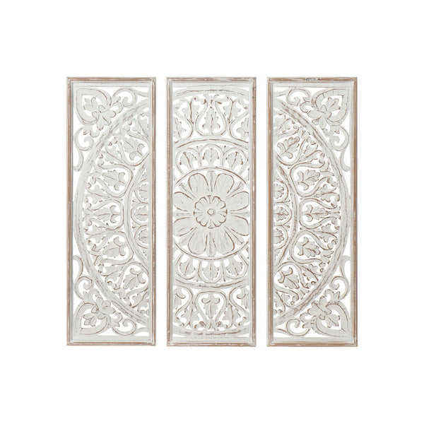 Decorazione da Parete DKD Home Decor Mandala Legno MDF (120.5 x 2 x 121.5 cm) - zannishop