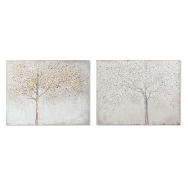 Quadro DKD Home Decor Tela Albero (2 pcs) (100 x 3.8 x 80 cm)