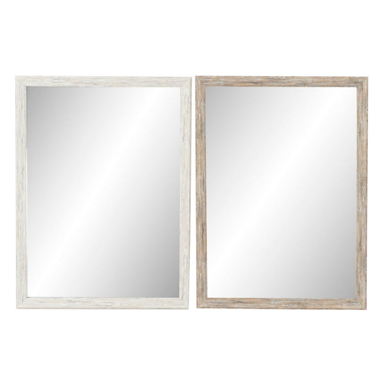 Specchio da parete DKD Home Decor (2 pcs) (56 x 2 x 76 cm) - zannishop