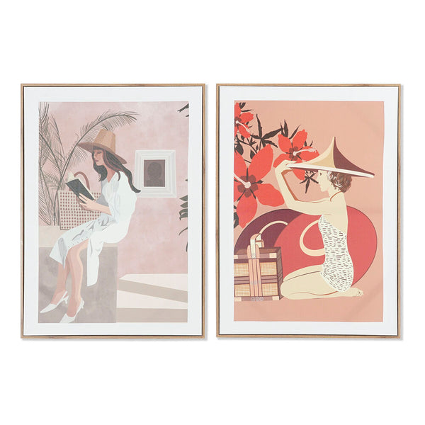 DKD Home Decor Woman (2 pcs) (50 x 3 x 70 cm)