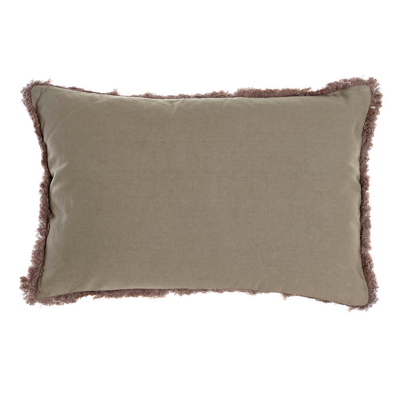 Cuscino DKD Home Decor Marrone Cotone Ventaglio (60 x 15 x 40 cm) - zannishop