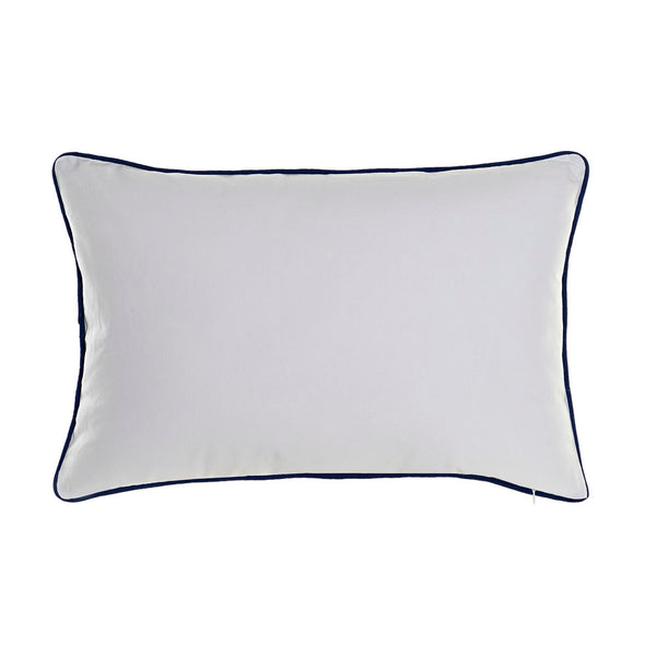 Cuscino DKD Home Decor Azzurro Bianco Cotone (60 x 15 x 40 cm) - zannishop