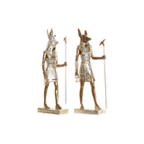 Statua Decorativa DKD Home Decor Egiziano Resina (2 pcs) (6.5 x 11.5 x 35 cm) - zannishop