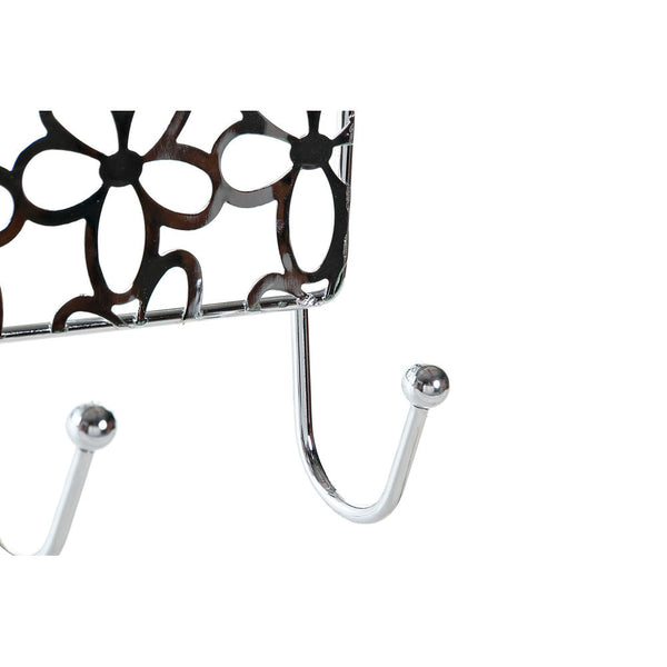 Appendiabiti per Porte DKD Home Decor Argento Metallo (32 x 10 x 19 cm)