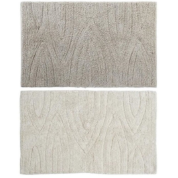 Tappeto DKD Home Decor Marrone Beige Cotone (2 pcs) (80 x 50 x 50 cm) - zannishop