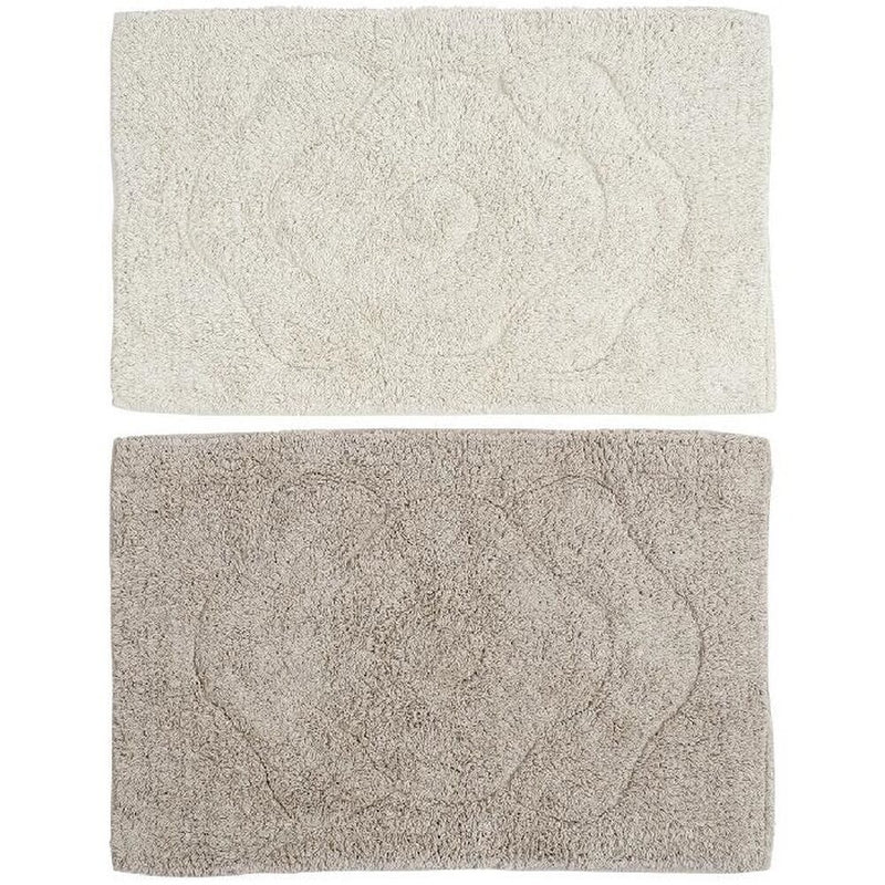 Tappeto DKD Home Decor Marrone Beige Cotone (2 pcs) (60 x 40 x 2 cm) - zannishop