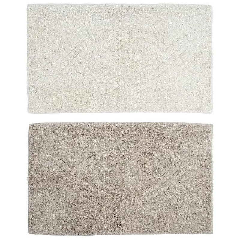 Tappeto DKD Home Decor Marrone Beige Cotone (2 pcs) (80 x 50 x 2 cm) - zannishop