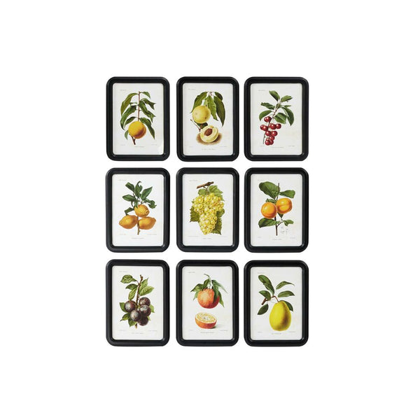 DKD Home Decor Obst Papst (9 Stcs) (30 x 2 x 40 cm)