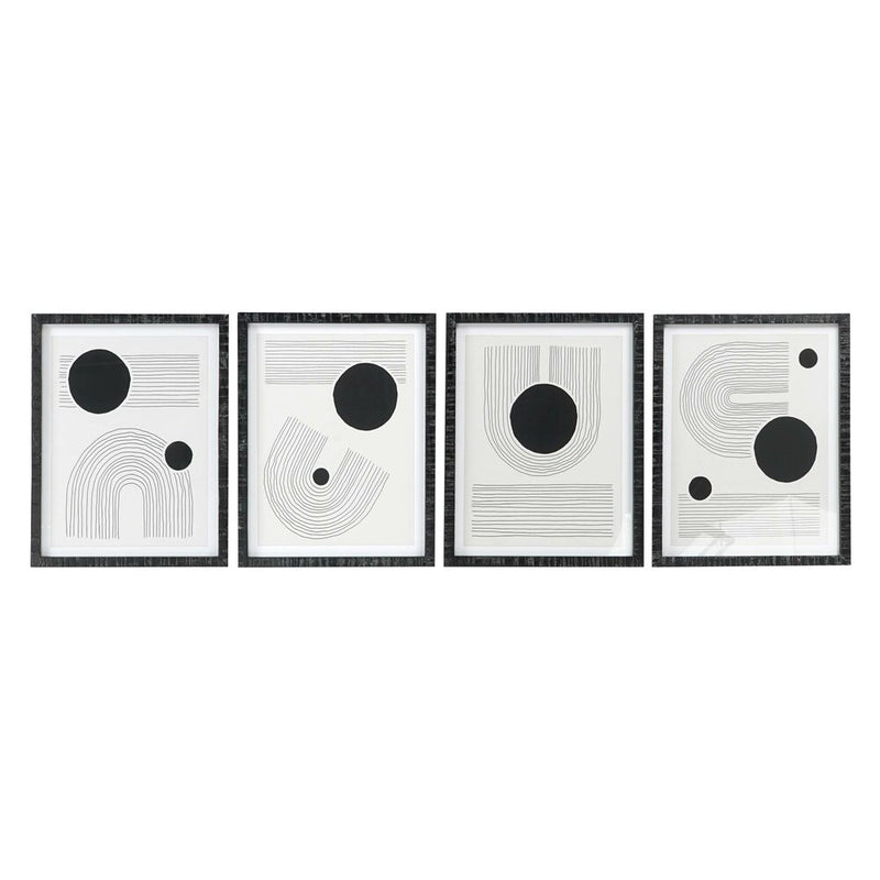 DKD Home Decor Abstecct Pope (4 PCs) (40 x 2 x 50 cm)