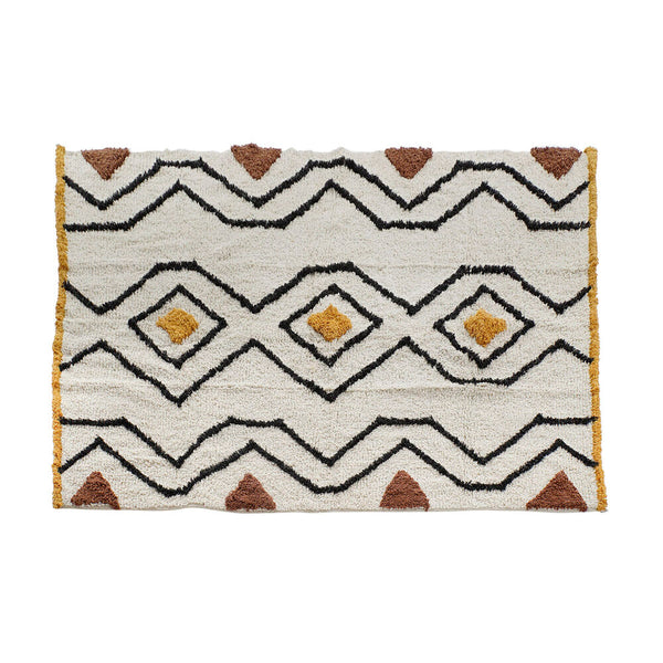 Tappeto DKD Home Decor Cotone Boho (120 x 180 x 1 cm) - zannishop