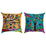 Cuscino DKD Home Decor Albero Poliestere Multicolore (2 pcs) (40 x 10 x 40 cm) - zannishop